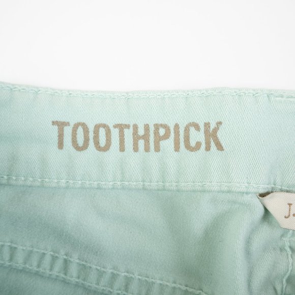 J. CREW Toothpick mint green ankle jeans size 28 - Picture 3 of 12